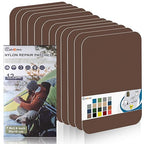 Cahomo 7.9x3.9 inch 12 PCS Nylon Repair Patch Nylon Repair Tape Self Adhesive by Cahomo