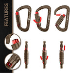 Rhino Produxs 12kN Heavy Duty Carabiner Clips, - Image 4