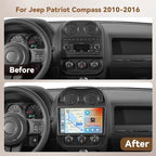 Hikity Android 15 Car Stereo for Jeep Compass Patriot 2010-2016 - Image 2