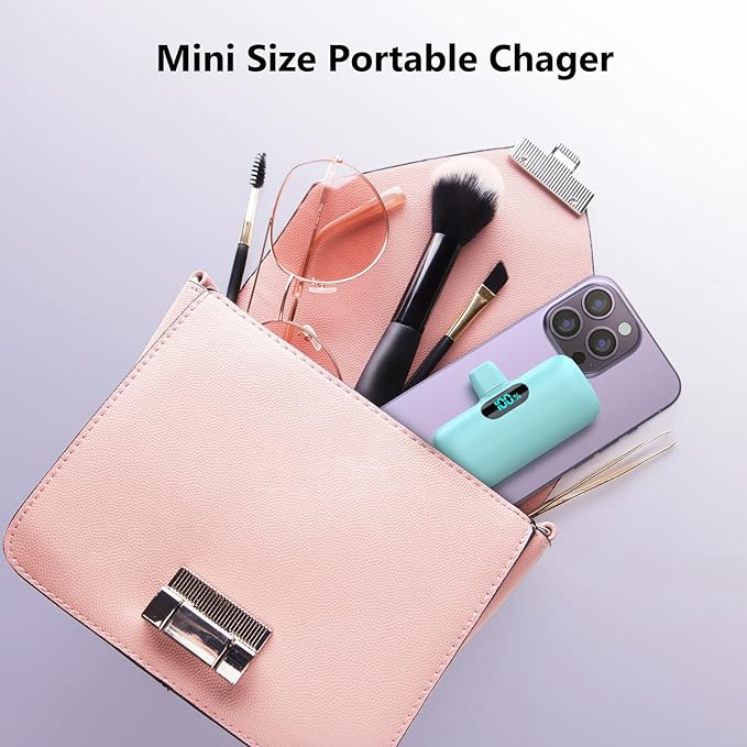 Mini Portable Charger for iPhone, 5000mAh PD Fast Charging Battery Pack - Image 3