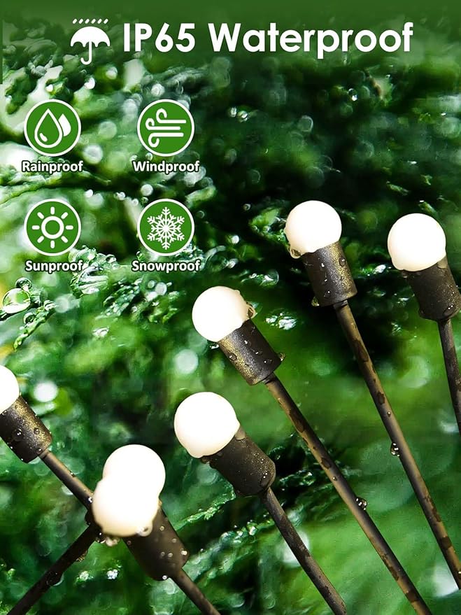 2026 Upgraded Solar Lights Outdoor, 8 Pack Solar Garden Lights - Image 6