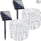 Extra-Long Solar String Lights Outdoor by SANJICHA