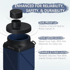 BEAUTAIL Collapsible Water Bottles, Silicone Foldable Water Bottle 610ml - Image 3