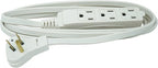 Woods Slimline Indoor Flat Extension Cord, 8 Ft, 16 Gauge Right Angle Plug - Image 2