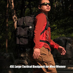 45L Tactical Backpack for Men Women, Military Assault Pack - Image 7