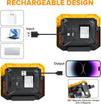 LUTEC 3500LM LED Work Light, Rechargeable Magnetic Work Lights - Image 6