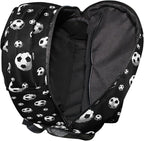 Wamika Football Ice Fire Boy Backpack Soccer Ball Sports School Backpack Kids - Image 7