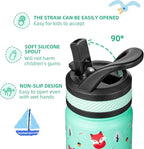 Fanhaw 18 Oz Kids Insulated Water Bottle - Image 3