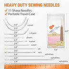 Upholstery Repair Kit: Waxed Sewing Thread & Heavy Duty Needles - Image 4