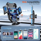 SUUSON Upgraded 3-in-1 Car Phone Holder Mount Phone Mount - Image 4
