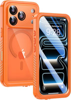 Lanhiem Magnetic for iPhone 17 Pro Case Waterproof, Built in Screen Protector & by LanhiemHome