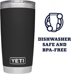 YETI Rambler 20 oz Stainless Steel Vacuum Insulated Tumbler w/MagSlider Lid - Image 4