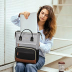 LOVEVOOK Laptop Backpack for Women, 15.6 Inch Work Business Backpacks Purse - Image 2