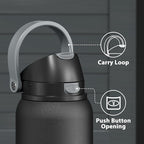 40 oz Insulated Water Bottle for Sports: Meoky Stainless Steel Water Bottle - Image 6