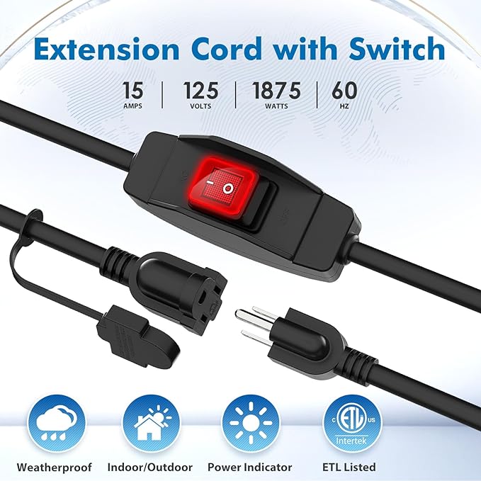 KASONIC 1.5 FT Extension Cord - Image 2