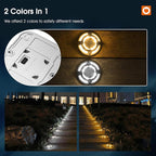 addlon Solar Dock Lights Outdoor 1 Pack, 2 Color Modes LED Deck Marine - Image 2