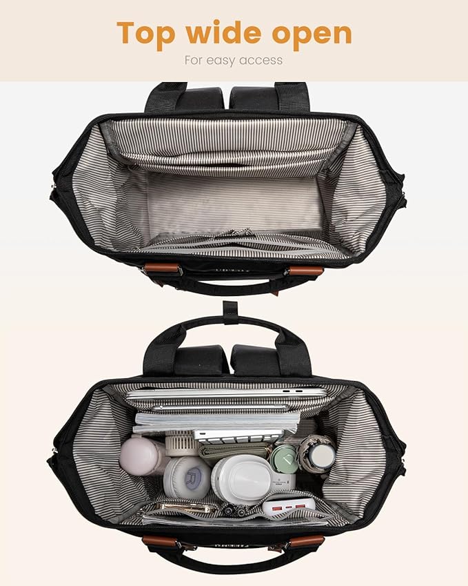 LOVEVOOK Laptop Backpack for Women Work Travel Backpack Business Commuter - Image 3