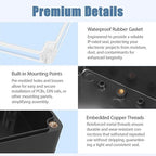 LeMotech Electrical Box Clear Cover Project Box IP65 Waterproof Junction Box - Image 5