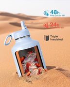 Half Gallon Water Bottle Insulated - Image 2