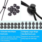 ZUSHALLMY 48pcs Upgraded Plastic Cord Lock, Cord Locks - Image 4
