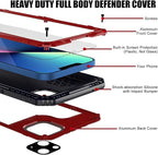 Mitywah Waterproof Case for iPhone 13, Heavy Duty Military Grade Drop - Image 3