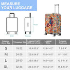 ANNA QUEEN Vintage Travel Stickers Gir Luggage Cover -Stretchable Airplane - Image 7