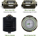Eyeskey Multifunctional Tactical Survival Military Compass - Image 2
