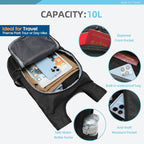10L Foldable Lightweight Backpack – Packable Travel Daypack - Image 3