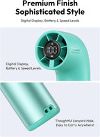 Aecooly Portable Handheld Fan, Powerful Turbo Mini Fan, 19000 RPM High Speed - Image 7