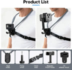 Camera Phone Chest Mount for GoPro, Adjustable Strap Chest POV Phone Holder - Image 8