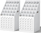 Menkxi 2 Pack 25 Slot Roll File Holder Vertical Blueprint Storage Organizer by Menkxi