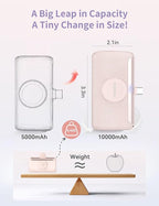 RORRY PalmGo Portable Charger, 10000mAh PD 22.5W Fast Charging Mini Power Bank - Image 3