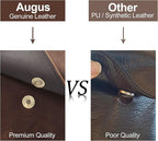 Augus Leather Small Messenger Bag - Image 4