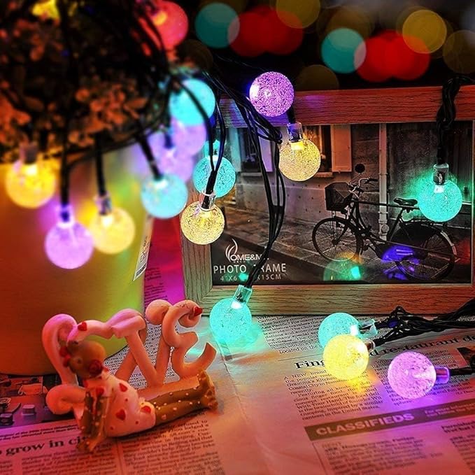 Toodour Solar String Lights Outdoor, 36ft 60 LED Globe String Light - Image 4