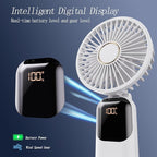 GOCKERA Portable Fan, 4200mAh Battery Operated Fan, 5 Speeds&Digital Display - Image 4