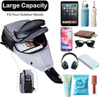 JENAGREEN Waterproof Sling Backpack Crossbody Sling Bag, Cross Bag Adjustable - Image 8
