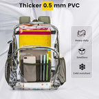 Vorspack Clear Backpack Heavy Duty PVC Transparent Backpack - Image 3