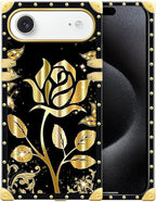 for iPhone 17 Air Case Luxury Golden Decoration by Unknown
