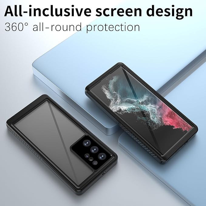 for Samsung Galaxy S22 Ultra Case, IP68 Waterproof Dustproof Case, Full Body - Image 2