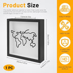 ASTIMESA 7.8" x 7.8" Adventure Archive Box Display Case, Transparent Travel - Image 2