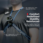 SMALLRIG Magnetic Neck Mount for Action Cameras, Quick Release Chest Mount - Image 6