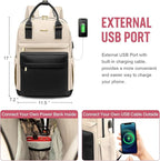 LOVEVOOK Laptop Backpack for Women Men 15.6 Inch Laptop Bag - Image 5