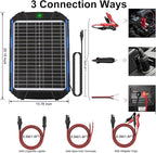 SUNER POWER 25W 12V Solar Battery Trickle Charger & Maintainer PRO, Built-in - Image 4