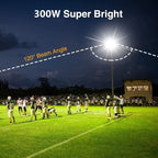 XYCN 2 pack 300W LED Flood Light, Super Bright 42, 500LM 5000K Daylight IP66 - Image 6