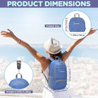 ZOMAKE Ultra Lightweight Packable Backpack 20L, Small Foldable Backpacks Hiking - Image 2