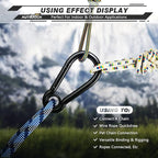 AUTMATCH Carabiner Clips, 4 Pack - Image 6