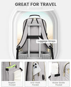 LOVEVOOK Laptop Backpack for Women, Travel Computer Work Bags - Image 4