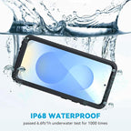 Lanhiem for Samsung Galaxy S25 Phone Case, IP68 Waterproof Dustproof, Built-in - Image 2