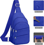 Tuwubi Crossbody Bags for Women, Sling Bag for Men, Small Hiking Backpack Anti - Image 4