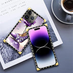 Compatible with iPhone 14 Pro Max Case, High Heeled Purple Diamond Rose Luxury - Image 6